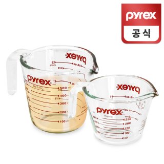 파이렉스(PYREX) 오리지널 계량컵 2종 250ml+500ml