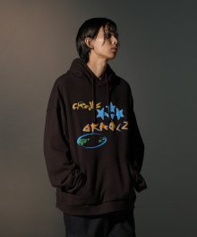 LUCKY STAR HOODIE [BROWN]