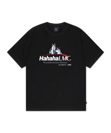 LMC X HAHA HA OFFICE CATS TEAM LEADER TEE black