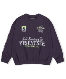 Y.E.S Yacht Sweatshirt Deep Purple