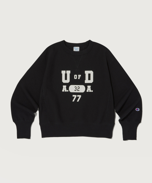 Женский свитшот Reverse Weave Blue Tag на флисе Black
