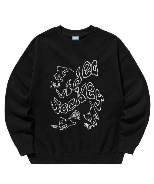 Свитшот с принтом Khosikhosikhosi [Black]