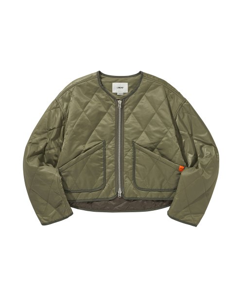 HALF QUILTING JACKET / OLIVE