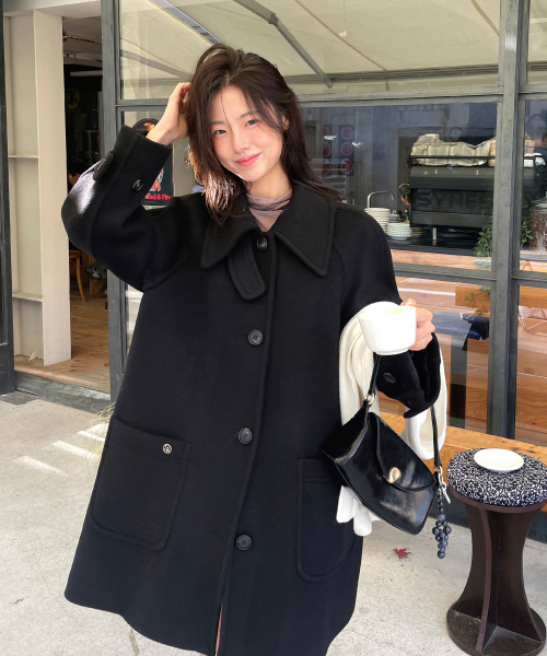 룩캐스트() [채랑 PICK] 마리 하프 울 코트 / MARY HALF WOOL COAT_3colors 상품 이미지