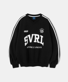 SVRL Club Vneck Sweatshirt T84 - Black