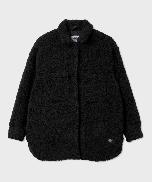 Свободная флисовая куртка High Pile Black