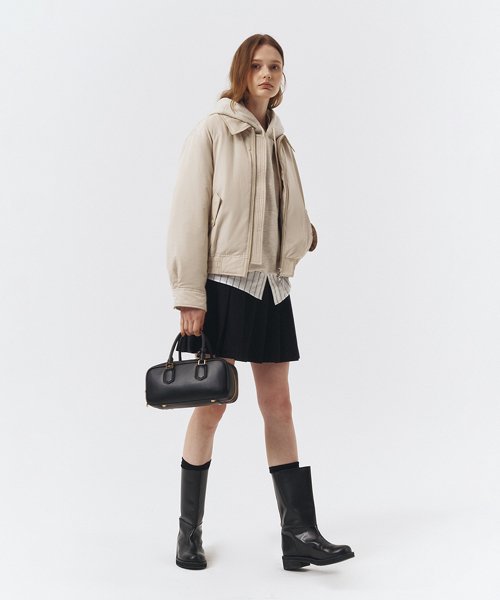 던스트(DUNST) CLASSIC COLLARED BOMBER JACKET