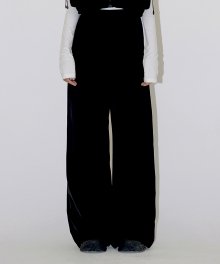 RELAXED WIDE TROUSERS (black)