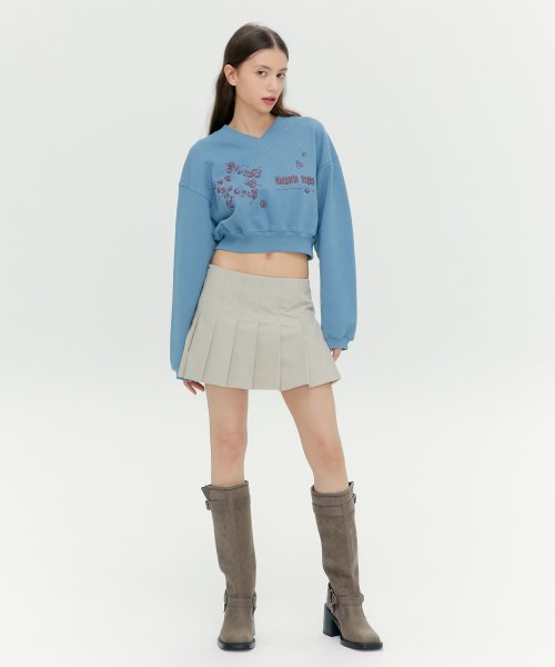 마가린핑거스(MARGARIN FINGERS) LOW - RISE PLEATS SKORTS