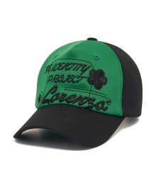 Lorenzo 5 panel ball-cap [black-green]