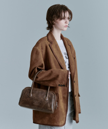 SOFT TOTE_washed brown pull-up