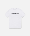 헤드(HEAD) [COOL HEAD] 남여공용 레귤러핏 빅로고 반팔티셔츠 화이트블랙 JHTDX23421WHX