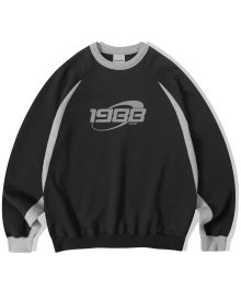 오버핏 1988 아카이브 스웨트 셔츠-블랙