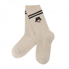 Jacquard Logo Stripe Socks (for women) _G6LAX23071BEX