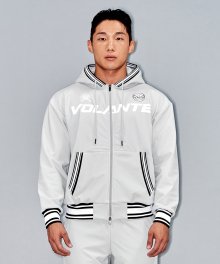 Uniform Training Fur Hoodie Zip-up [Light Gray]