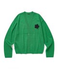 Identity flower cardigan [Green]