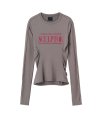 Sports Lettering L/S Tee D.Gray