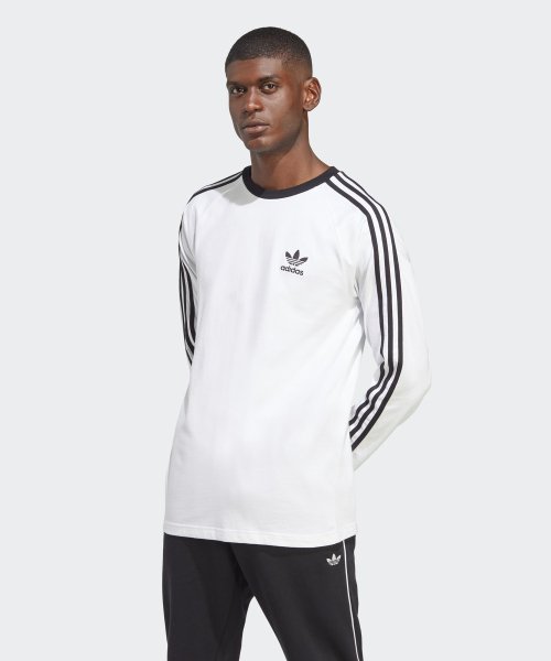 3-STRIPES LS T WHITE