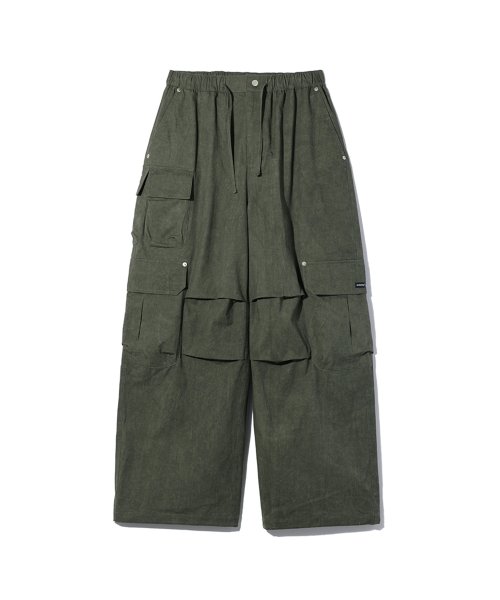 MUSINSA  CRITIC BALLOON FIT CARGO PANTS KHAKI