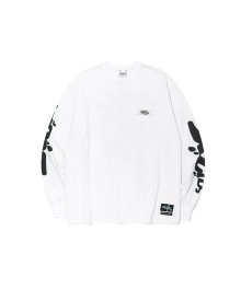 ALIEN GRAPHIC LONG SLEEVE T-SHIRTS WHITE