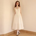 쎄무아듀(CEST MOIDEW) Cest_Pure white cotton slip dress