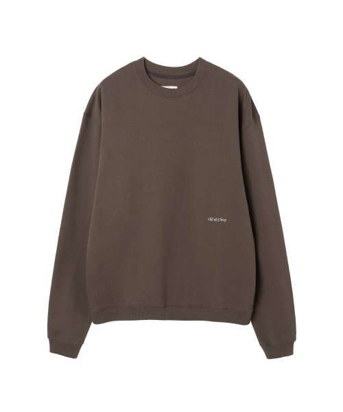 MUSINSA | NOCLE Old & Cheep Oversize Sweat Shirts Brown