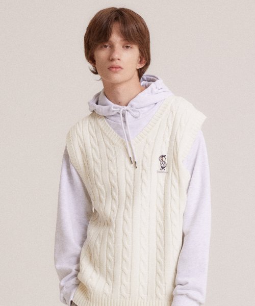 Вязаный жилет Doti IVORY (MO5SU507-003)