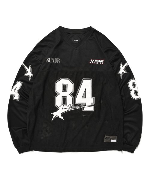 MUSINSA | SUADE 84 STAR RACING LONG SLEEVE [BLACK]