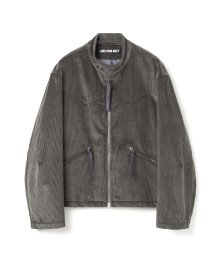 western blouson jacket grey