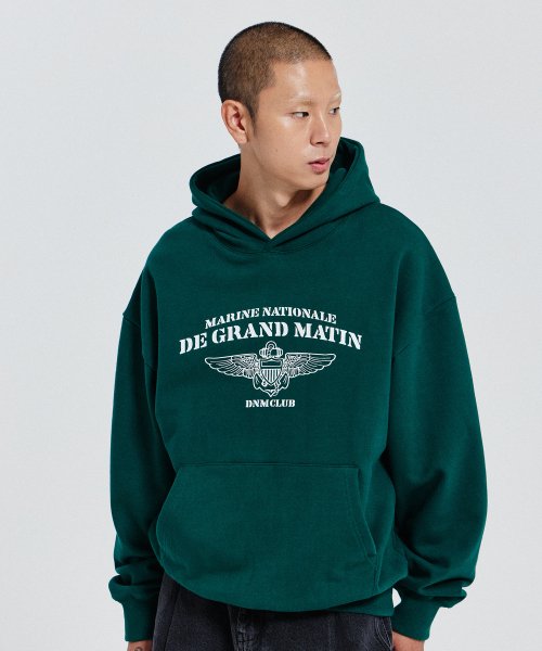 V.HEAVY HOOD SWEAT CLUB_GREEN