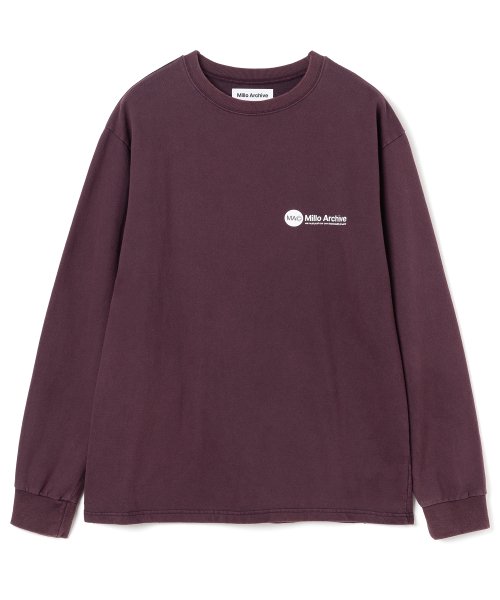 MUSINSA | MILLO Document Long Sleeve [Dark Maroon]