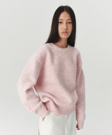 Pullover Round Wool Knit - 7colors