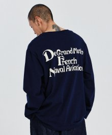VINTAGE FRENCH LONG SLEEVED_NAVY