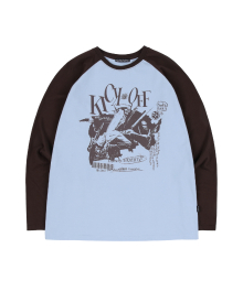 [NK] Pitchy Raglan Longsleeve (Brown)_K23ZB200