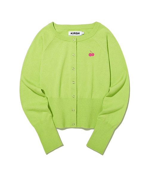 Кроп-кардиган Mono Cherry [Lime]