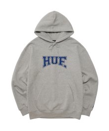 SOLID ARCH LOGO PULLOVER HOODIE [HEATHER GREY]