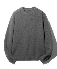 HACHI BASIC KNIT (DARK GREY) [LRSFCTK706M]