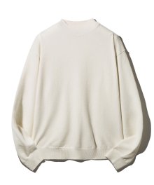 MOCKNECK RECYCLE POLY KNIT (OFF WHITE) [LRSFCTK708M]