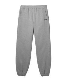 BASIC LOGO JOGGER PANTS (MELANGE GREY) [LRSFCPJ707M]