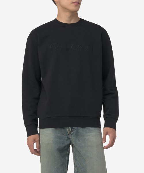 Black store embroidered sweatshirt