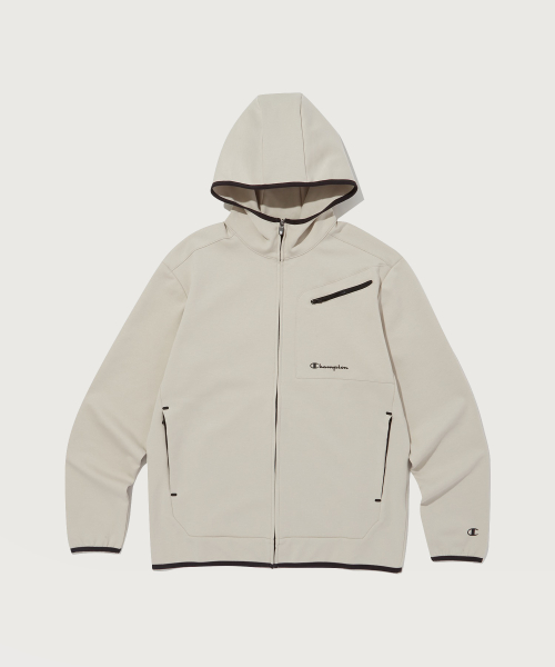 Худи из плотного трикотажа Normal Beige