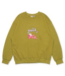 STAR RABBIT SWEAT SHIRT_MUSTARD