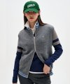 [23FW clove] Knit Track Vest (Charcoal)