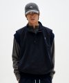 [23FW clove] Golf Snap Vest (Navy)
