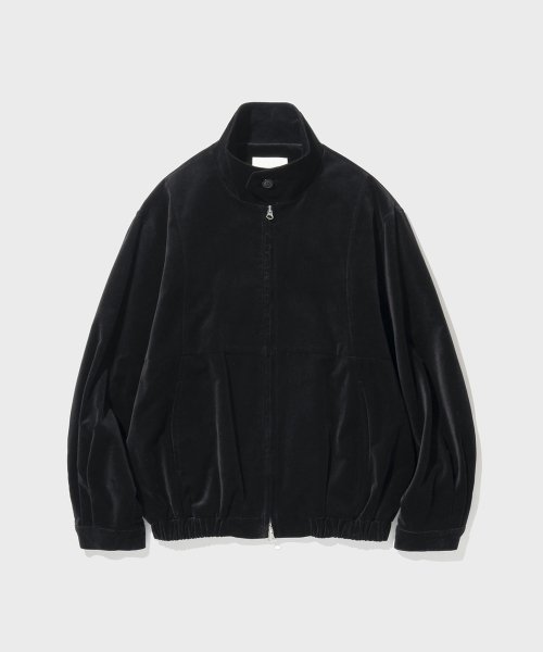 Black velour sales jacket