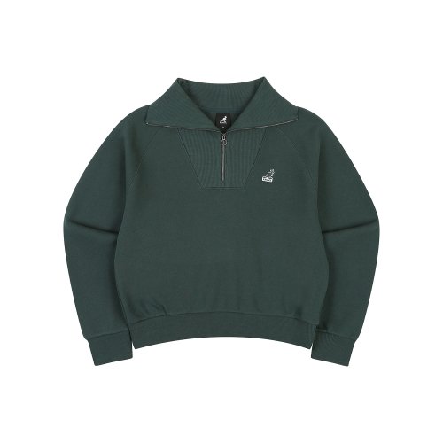 Женский свитшот на молнии 1741 Green