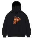 한량(HANRYANG) HR 0044 delicious pizza hoodie black  피자 블랙 후드