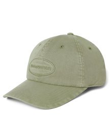 Overdyed E/T-Logo Cap Washed Green