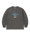Meteor L/S Tee Charcoal
