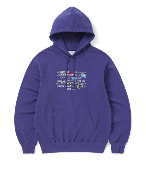 MUSINSA | thisisneverthat® Sticker Hoodie Purple